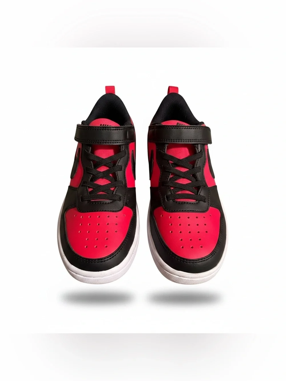 Nike Low-Top Dunk Sneakers in Red and Black